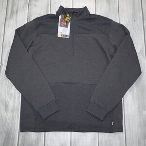 NEW Carhartt Flame-Resistant Rain Defender Relaxed Fit Mock-Neck Fleece Pullover